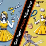 Rock Paper Scissors Yellow Dress [Viral Fashion Sensation]